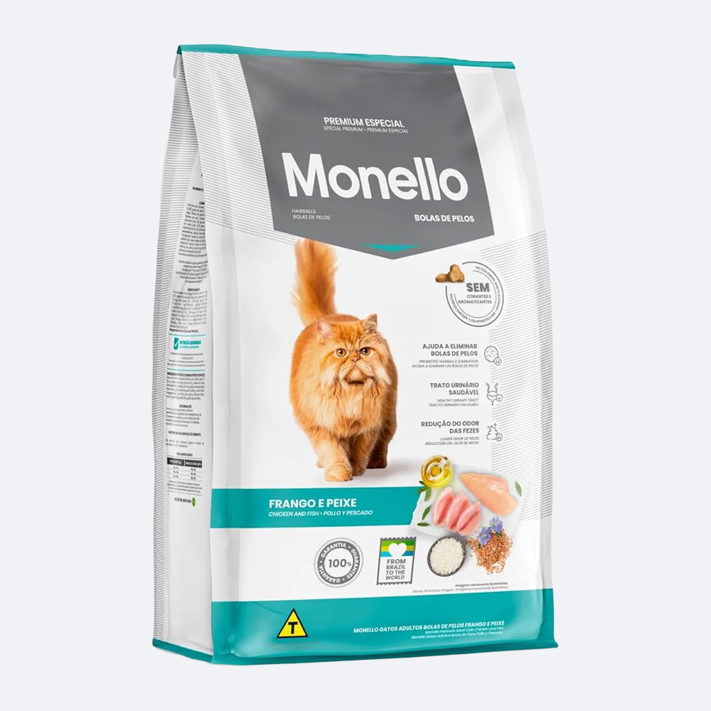 غذای خشک گربه بالغ هیربال مونلو10 kg